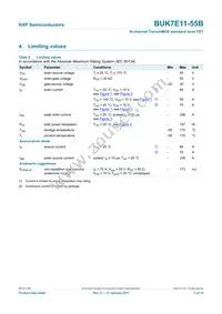 BUK7E11-55B Datasheet Page 4