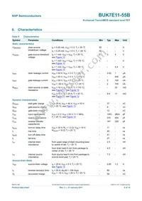 BUK7E11-55B Datasheet Page 7