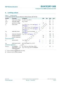 BUK7E2R7-30B Datasheet Page 4