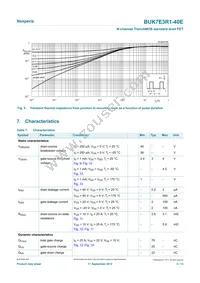 BUK7E3R1-40E Datasheet Page 5