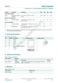 BUK7J1R4-40HX Datasheet Page 2