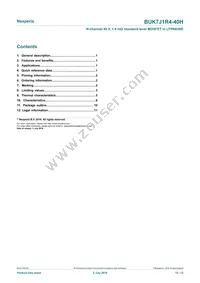 BUK7J1R4-40HX Datasheet Page 12