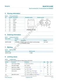 BUK7K13-60EX Datasheet Page 2