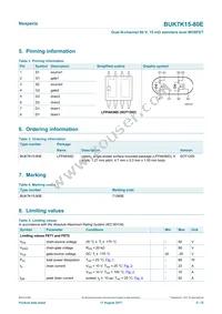 BUK7K15-80EX Datasheet Page 2