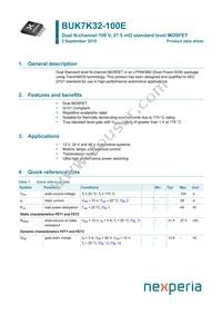 BUK7K32-100EX Datasheet Cover