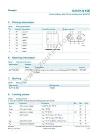 BUK7K35-60EX Datasheet Page 2