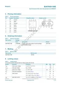 BUK7K89-100EX Datasheet Page 2