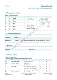 BUK7K8R7-40EX Datasheet Page 2