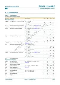 BUK7L11-34ARC Datasheet Page 5