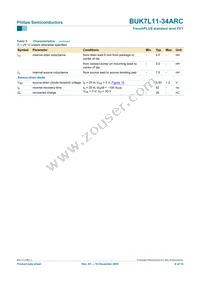 BUK7L11-34ARC Datasheet Page 6