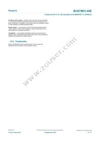 BUK7M21-40EX Datasheet Page 12