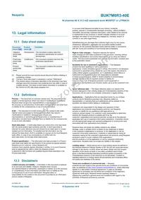 BUK7M6R3-40EX Datasheet Page 11