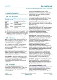 BUK7M8R0-40EX Datasheet Page 11