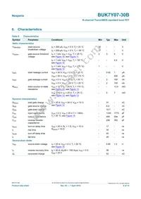 BUK7Y07-30B Datasheet Page 6