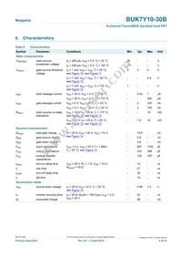 BUK7Y10-30B Datasheet Page 6