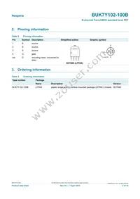 BUK7Y102-100B Datasheet Page 2