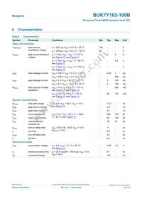 BUK7Y102-100B Datasheet Page 6