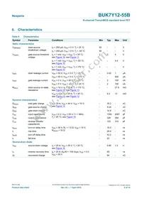 BUK7Y12-55B Datasheet Page 6