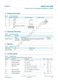 BUK7Y153-100EX Datasheet Page 2