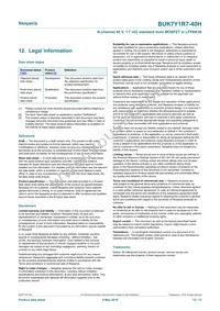 BUK7Y1R7-40HX Datasheet Page 12