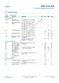 BUK7Y25-40B/C Datasheet Page 6
