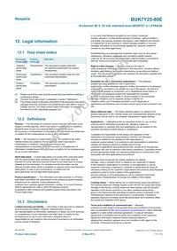 BUK7Y25-80EX Datasheet Page 11