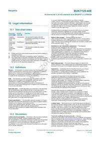 BUK7Y29-40EX Datasheet Page 11