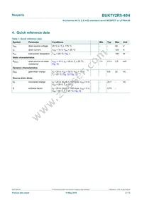 BUK7Y2R5-40HX Datasheet Page 2