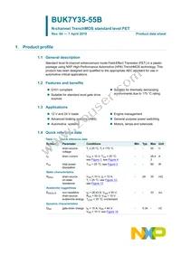 BUK7Y35-55B Datasheet Page 2