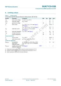 BUK7Y35-55B Datasheet Page 4