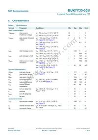 BUK7Y35-55B Datasheet Page 7