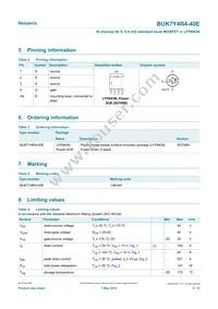 BUK7Y4R4-40EX Datasheet Page 2