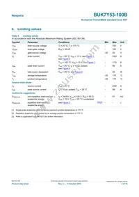 BUK7Y53-100B Datasheet Page 3