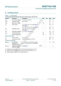 BUK7Y54-75B Datasheet Page 4