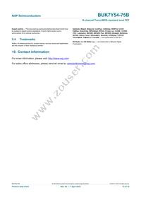 BUK7Y54-75B Datasheet Page 14