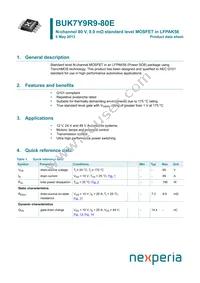 BUK7Y9R9-80EX Datasheet Cover