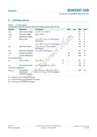 BUK9207-30B Datasheet Page 3