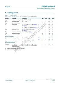 BUK9209-40B Datasheet Page 3