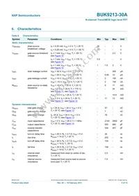 BUK9213-30A Datasheet Page 5