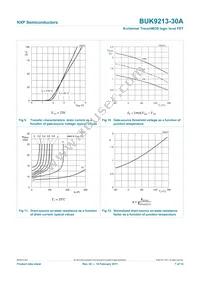 BUK9213-30A Datasheet Page 7