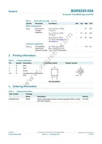 BUK9225-55A Datasheet Page 2