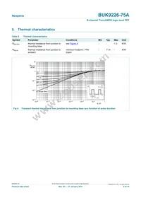 BUK9226-75A Datasheet Page 5