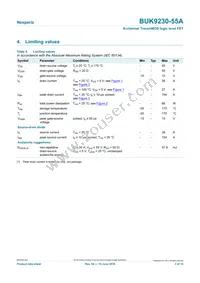 BUK9230-55A Datasheet Page 3