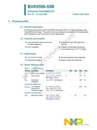 BUK9506-55B Datasheet Page 2