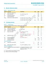 BUK9508-55A Datasheet Page 2