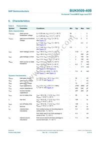 BUK9509-40B Datasheet Page 7