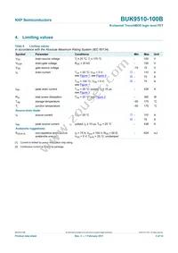 BUK9510-100B Datasheet Page 4