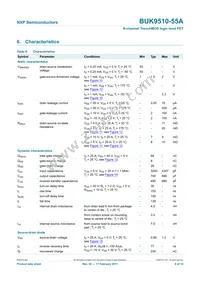 BUK9510-55A Datasheet Page 6