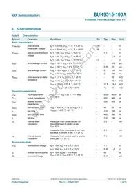 BUK9515-100A Datasheet Page 6