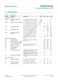 BUK9516-55A Datasheet Page 6